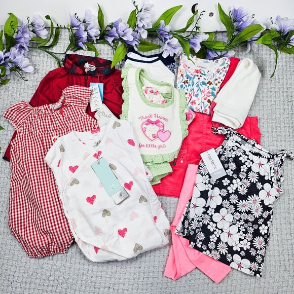 Baby Girl 0-18 Month NWT Clothes Bundle
